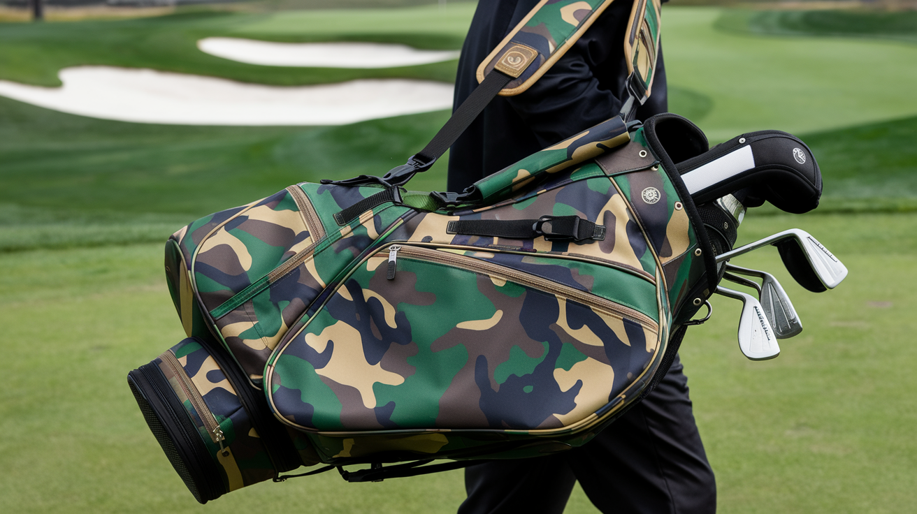 camo golf bag