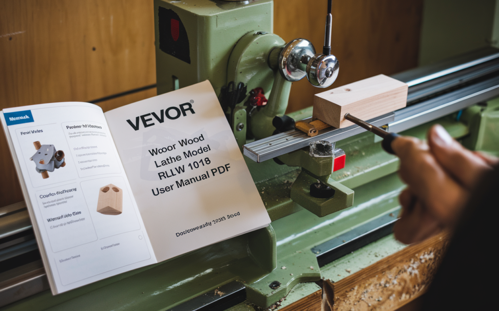 Vevor Wood Lathe Model RLLW 1018 User Manual PDF