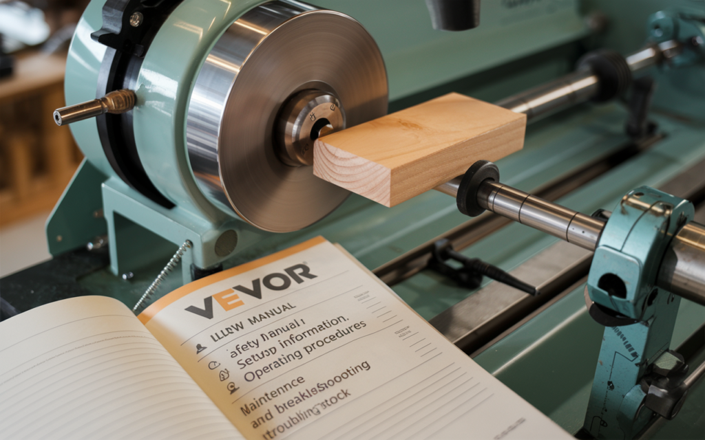 Vevor Wood Lathe Model RLLW 1018 User Manual PDF