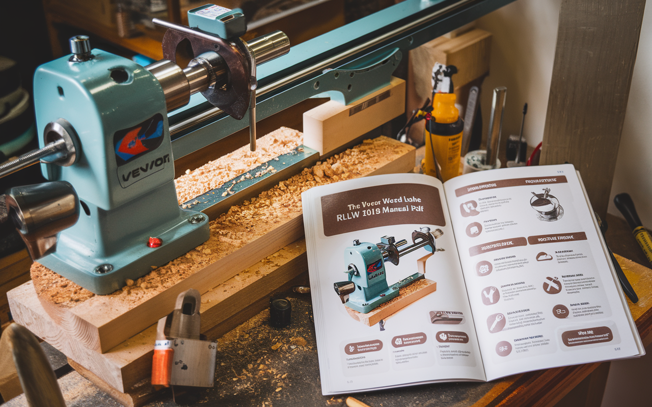 Vevor Wood Lathe Model RLLW 1018 User Manual PDF