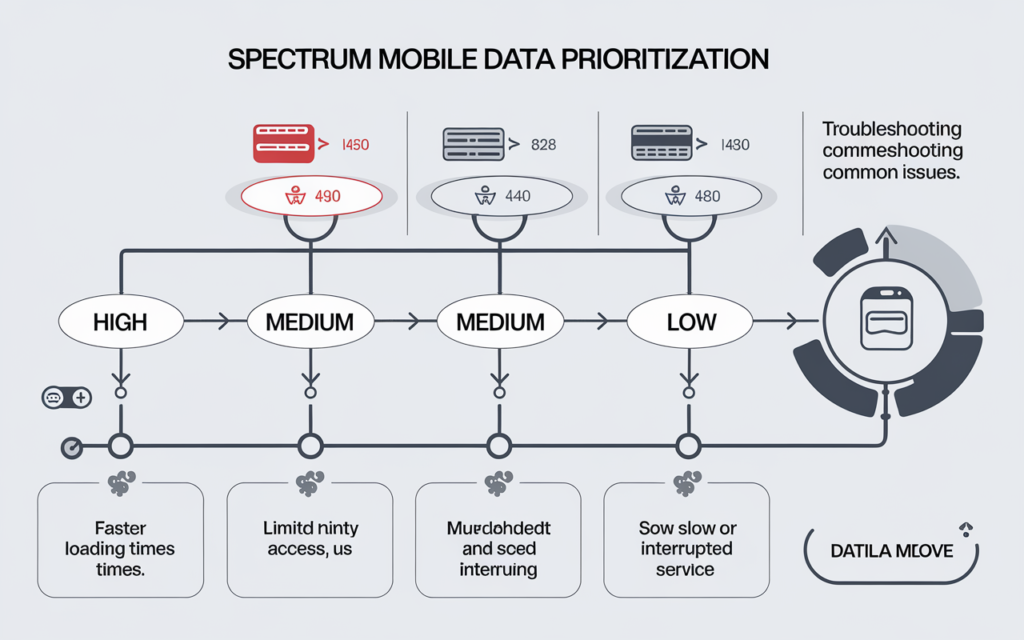 Spectrum Mobile data prioritization